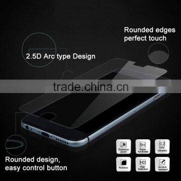 For iphone 6s plus tempered glass screen protector 2.5D, 0.3mm glass film, cheap price
