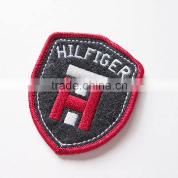 Cheap Custom Felt Fabric Ground Embroidery Patch