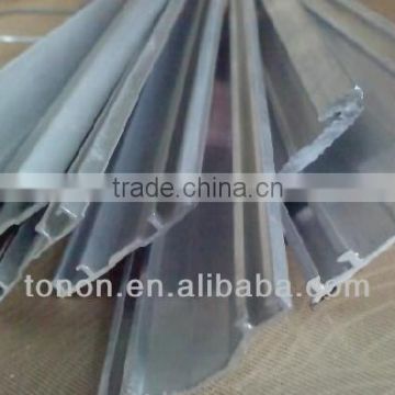 the connection guangdong AL02 plastic H profile connection for polycarbonate solid sheet