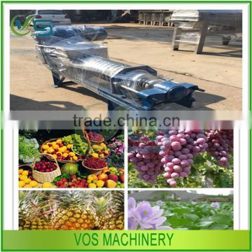 Best quality Water hyacinth squeezer machine,vegetable/fruit/food waste press machine, screw squeezer machine hot sale