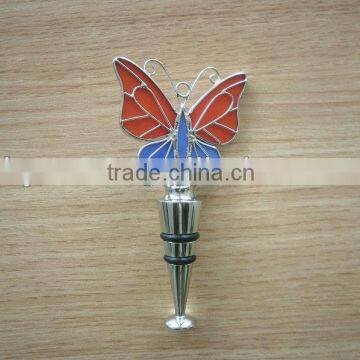 3D butterfly metal wine bottle stopper