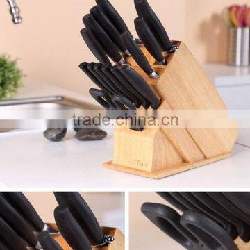 knife wooden block play kitchen set