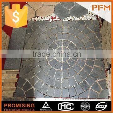 Exterior floor use chinese black swimming pool slate tiles