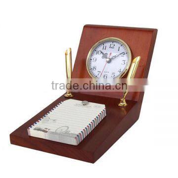 Best selling with chime quartz wooden mantel table clock