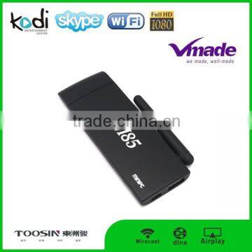 Remote control quad core m85 tv box android 4.4 fire stick tv amazon