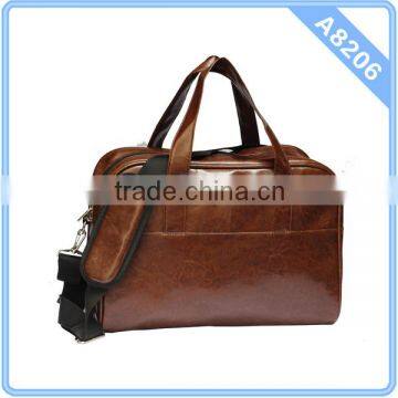 Fashion Style Weekend PU Leather Duffle Bag