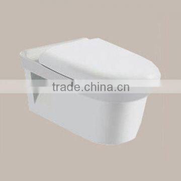 Bathroom Round Washdown European Wall Hung Toilet