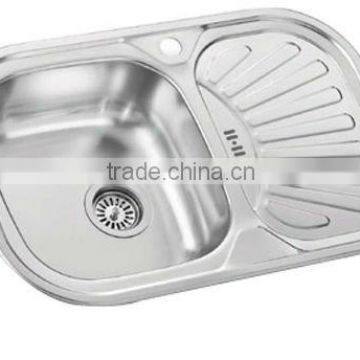 73x48 Stainless Steel Kitchen Sink (DE103)