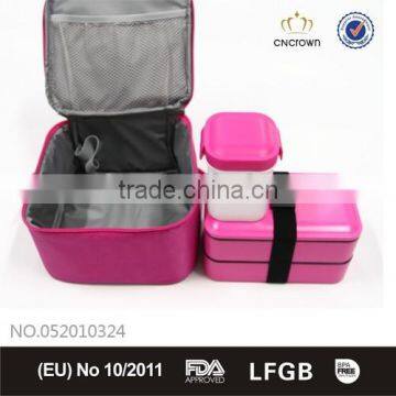 Polyester square shape cooler bag with shoulder UK market