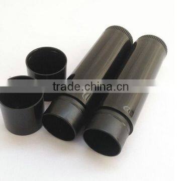 Plastic Empty Black Lip Balm Tubes Packaging