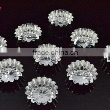 Manufacturing 56mm Dia round aluminum foil corrugat tart