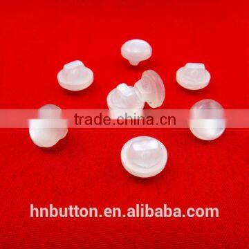 18L pearl effect resin mushroom shape shirt button