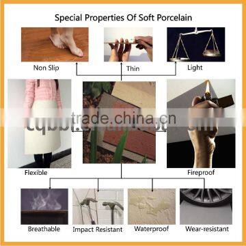 Advance Breathable 2.5-3mm Thickness Corrosion Resistance Flexible Sandstone, Exterior Wall Sandstone photo-6