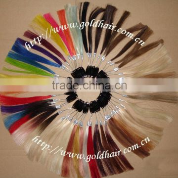 100% Human Hair Color Ring / Color Chart