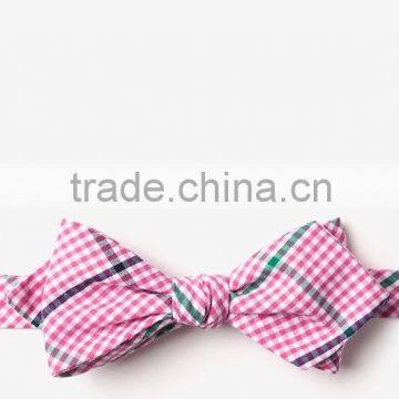 2016 Latest Plaid Pattern Cotton Necktie and Pocket Square on Sale photo-6