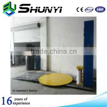 Semi-auto economic new condition pallet wrapping machine