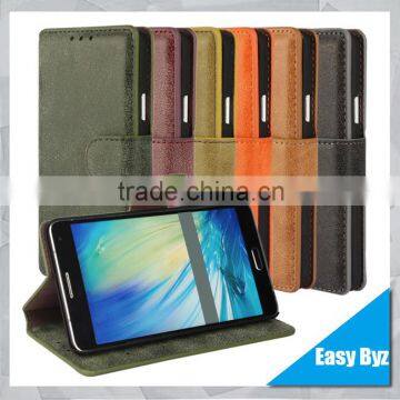 Factory Direct-sell for Samsung Galaxy A7 Phone Case, PC+PU Leather Stand Flip Cover Case for Samsung Galaxy A7