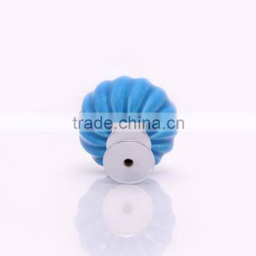 Wholesale High Quality Delicate Blue Ceramic Door Knobs photo-5