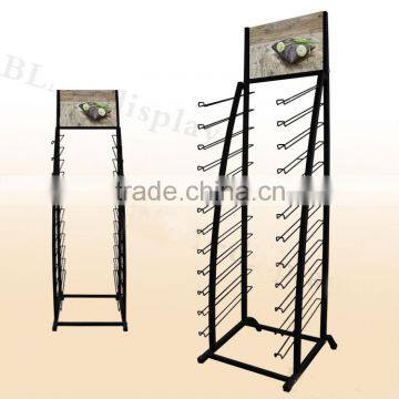 WJ010 laminate wood floor display rack