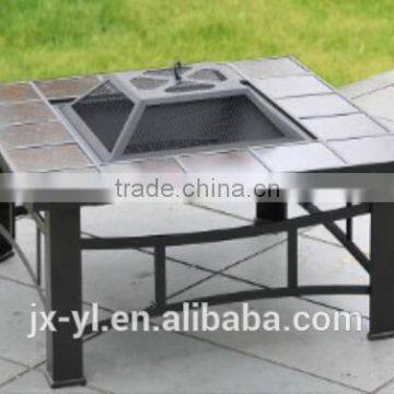 Outdoor Firepit With Cooking Grid