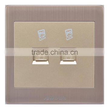 two gang PC socket pressure- line type