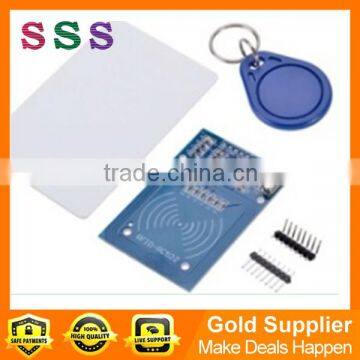 RC522 RFID + S50 blank card + key fob