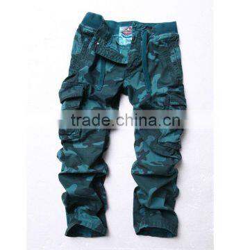 men hot sale mens summer casual long camouflage pants new style 2014