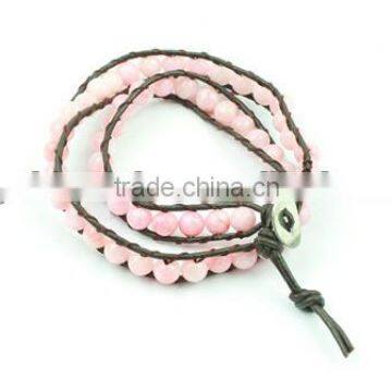 Wholesale Jade Plain Rounds 32cm Bracelet Gemstone Beads(SL74173)