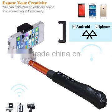 High quality selfi stik selfie stick extendable bluetooth monopod