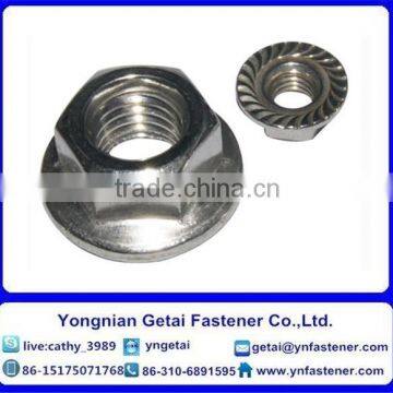 Stainless Steel 201/202/304/316 Hexagon Flange Nuts DIN 6923 photo-6