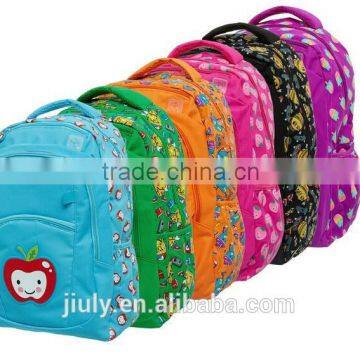 Polyester leisure school bag treats kids backpack