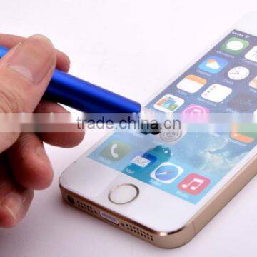 Top Popular Promotional Extend Bullet Capacitive Touch Screen Stylus Pen, High Quality Stylus Touch Pen With Dust Plug