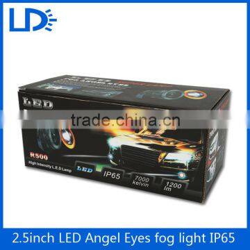 Auto Fog Daytime Running Light Double Halo Rings RGB COB Eagle Eye Light photo-5