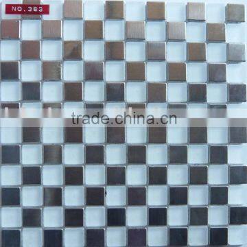 glass and metal mosaic