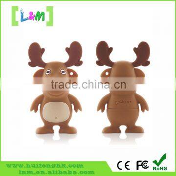 gift pvc Christmas tree usb flash drive, 32 gb usb Christmas, Christmas deer shape usb 1tb