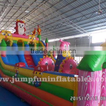 12 by 6 meter Inflatable Fun Fair commercial kids Inflatable amusement city/Large entertainment park HIRE!!!