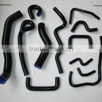 silicone radiator hose kit FOR Nissan Skyline ECR33 GTS-25t RB25DET 93-98,BLK