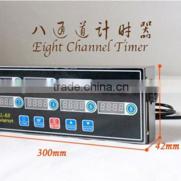 commerical use restaurant kitchen eight channels digital kitchen timer,cooking thermometer and timer