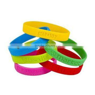 Logo Oem Debossed Silicon Wristband