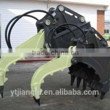 Mecalac 11 cxi excavator grapple bucket