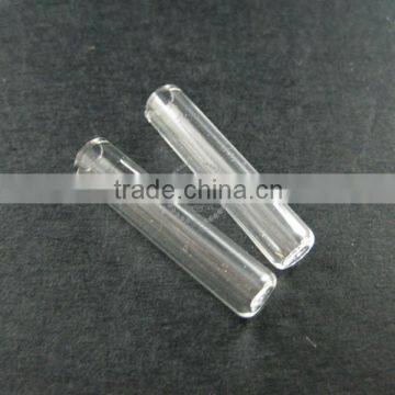 6x27mm transparent tube glass bottle 3mm mouth perfume vial pendant wish charm DIY supplies 1800130