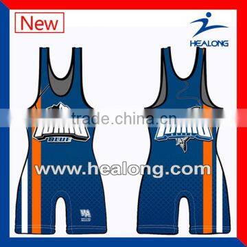 factory custom professional wrestling singlets for men