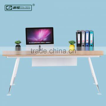 Moden Simple Design E1 Grade Desktop Wooden Steel Office Furniture Executive