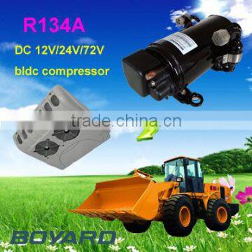 r134a 12v dc air conditioner compressor for forklift Heavy duty cabin roof top air conditioner