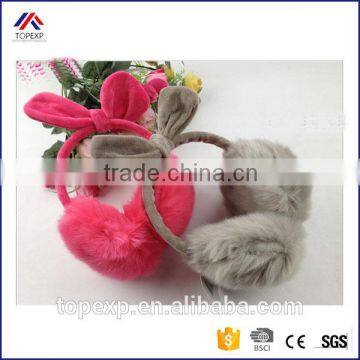 Solid Color Plush Cony Hair Soft Touch Earmuffs