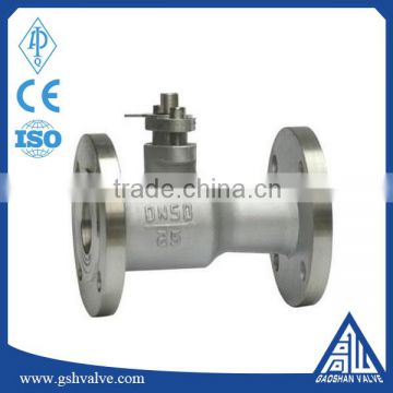 high pressure carbon steel flange type integrated floating ball valve