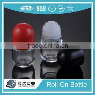 50ML Cylinder Glass Roll On Bottle for perfume use made in china