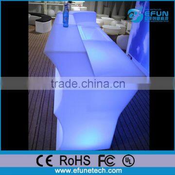 lluminated rgb colors changing mobile night club led bar counter