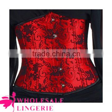 2015 wholesale sexy red mature corset sexy waist training corset for woman