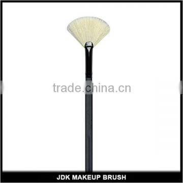 JDK Small Black Fan Concealer Makeup Brush with Goat Hair